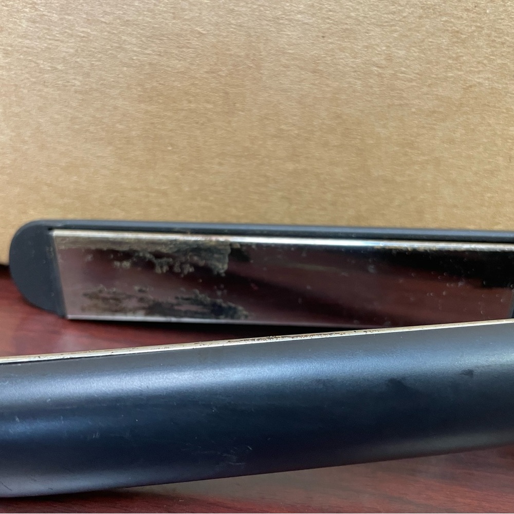 Babyliss Pro Titanium Hair Straightner 1" BT130T Black Swivel TESTED  WORKING - Picture 2 of 10